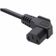 ST3W IEC C13左弯品字尾电源线，适配18/17/16AWG×3C多国标认证线缆