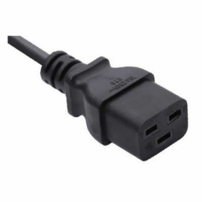 ST6 IEC C19品字尾电源线，适配VDE/CCC认证H05VV-F与IEC53(RVV)线缆