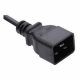 ST6D IEC C20品字尾电源线,适配VDE H05VV-F 3×1.0~1.5mm²欧标线材
